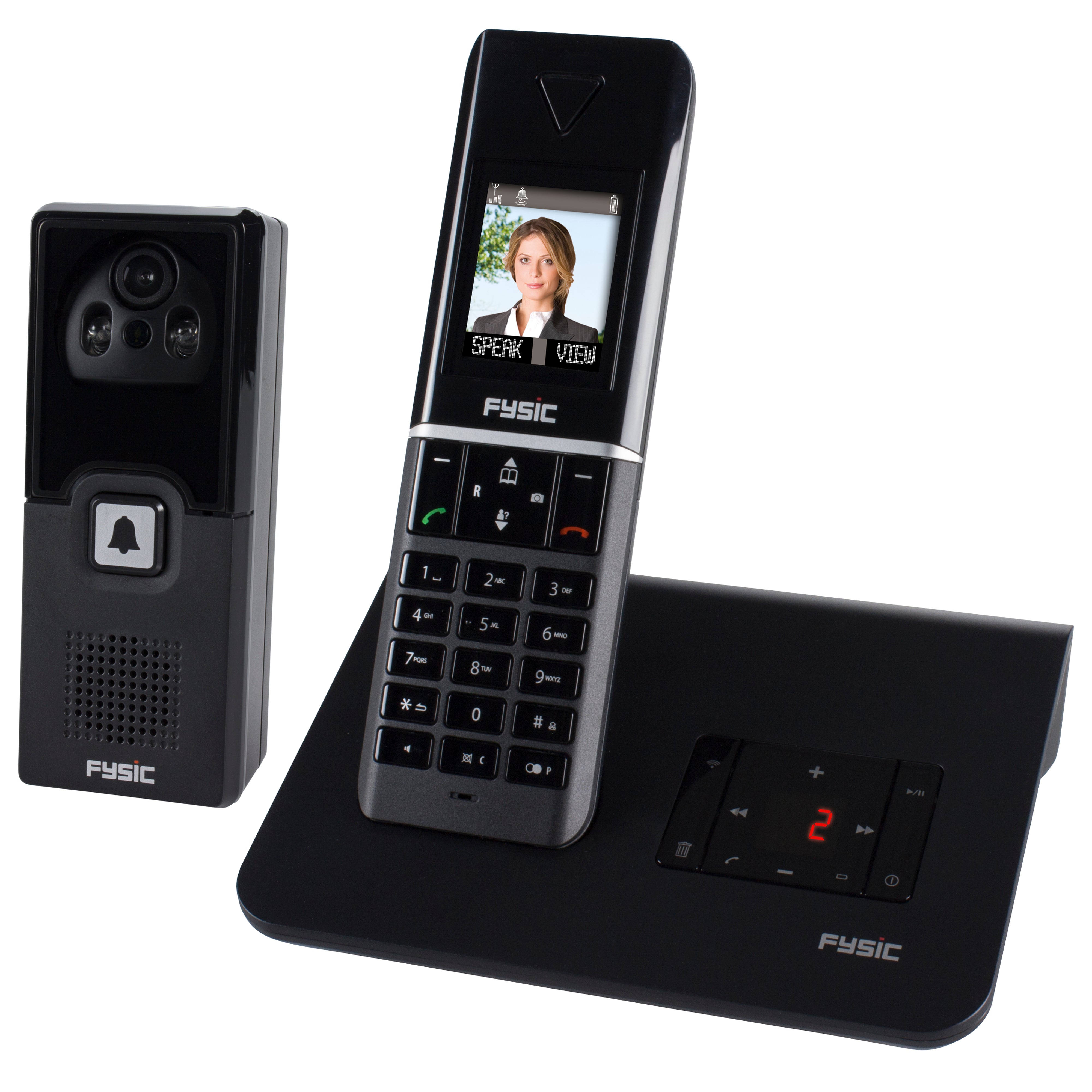 fysic-telefonie-fx-6107-senioren-telefon-schwarz-mit-ab image 1