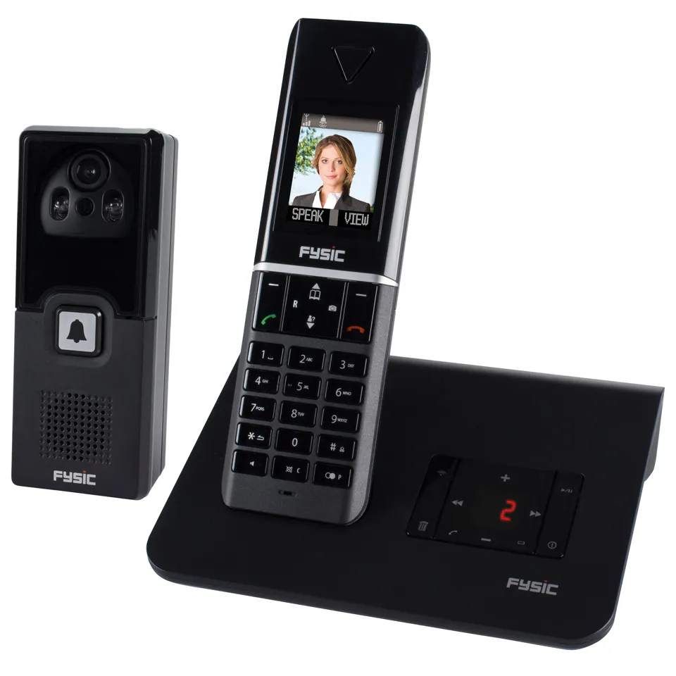 fysic-telefonie-fx-6107-senioren-telefon-schwarz-mit-ab image 1