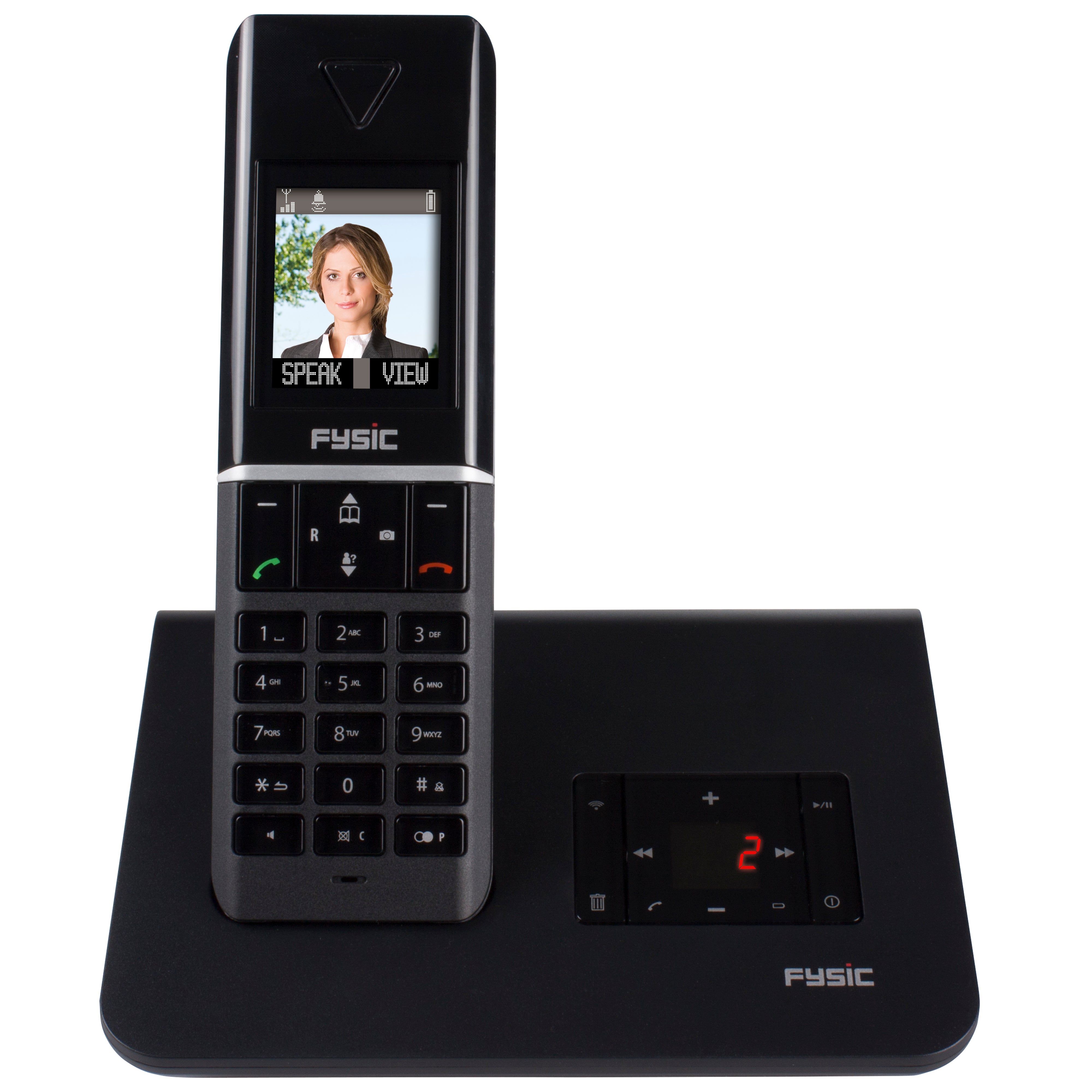 fysic-telefonie-fx-6107-senioren-telefon-schwarz-mit-ab image 2