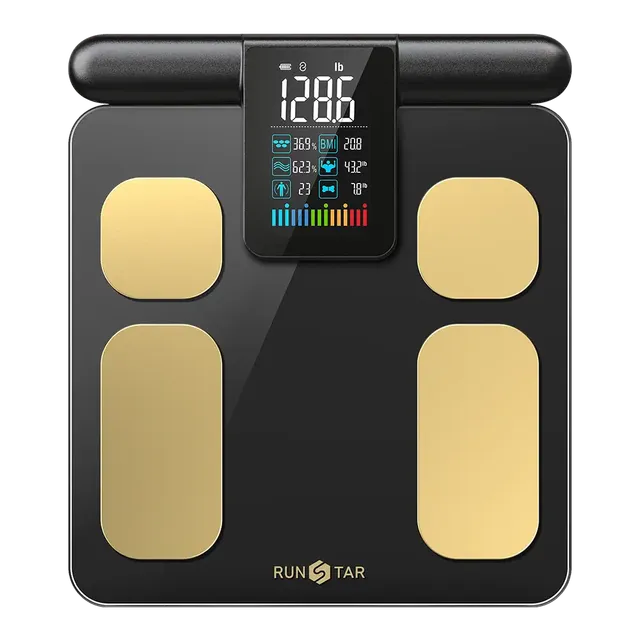 runstar-full-8e-smartscan-k-rperanalysewaage-schwarz-gold image 1