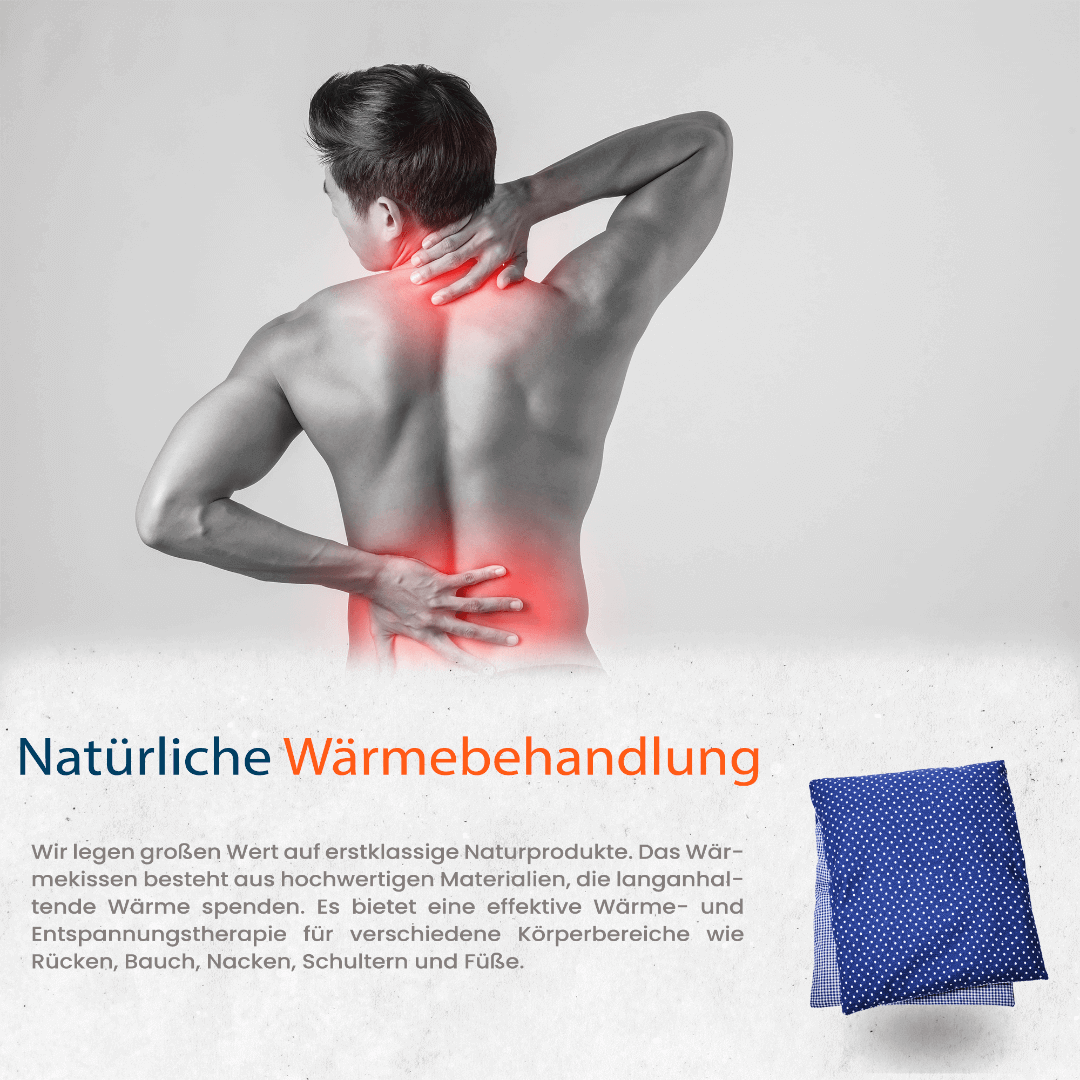 iea-medical-k-rnerkissen-w-rmekissen-mikrowelle-mit-baumwollbezug image 2