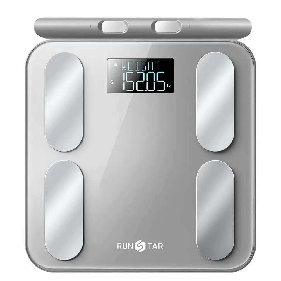 runstar-8e-scanpro-k-rperfettwaage-grau-8-elektroden-app image 1