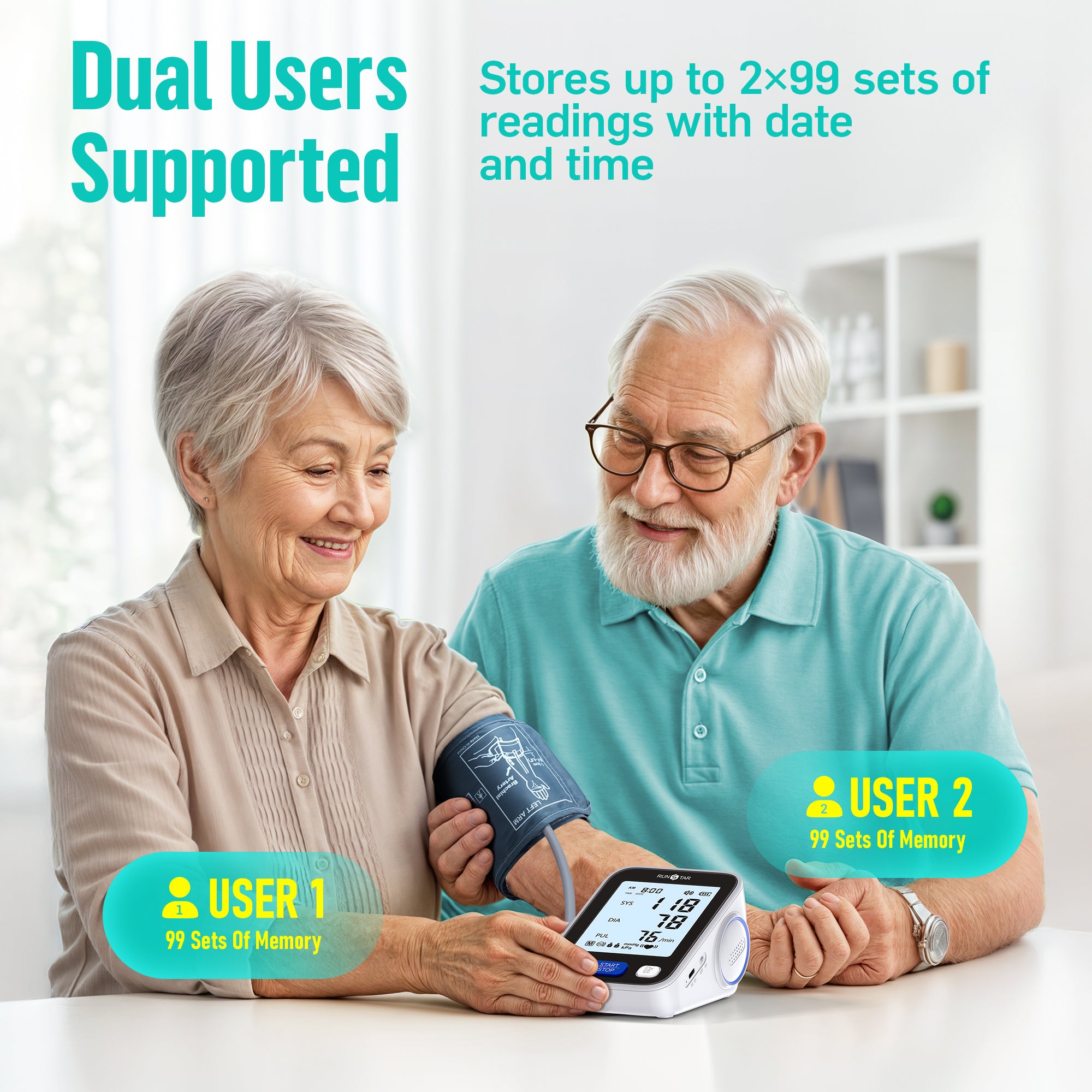 runstar-blood-pressure-monitor-oberarm-blutdruckmessger-t image 7