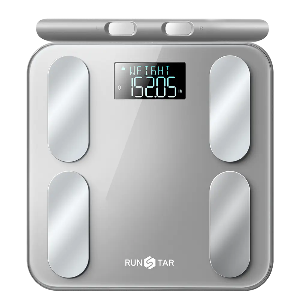 runstar-8e-scanpro-k-rperfettwaage-grau-8-elektroden-app image 1