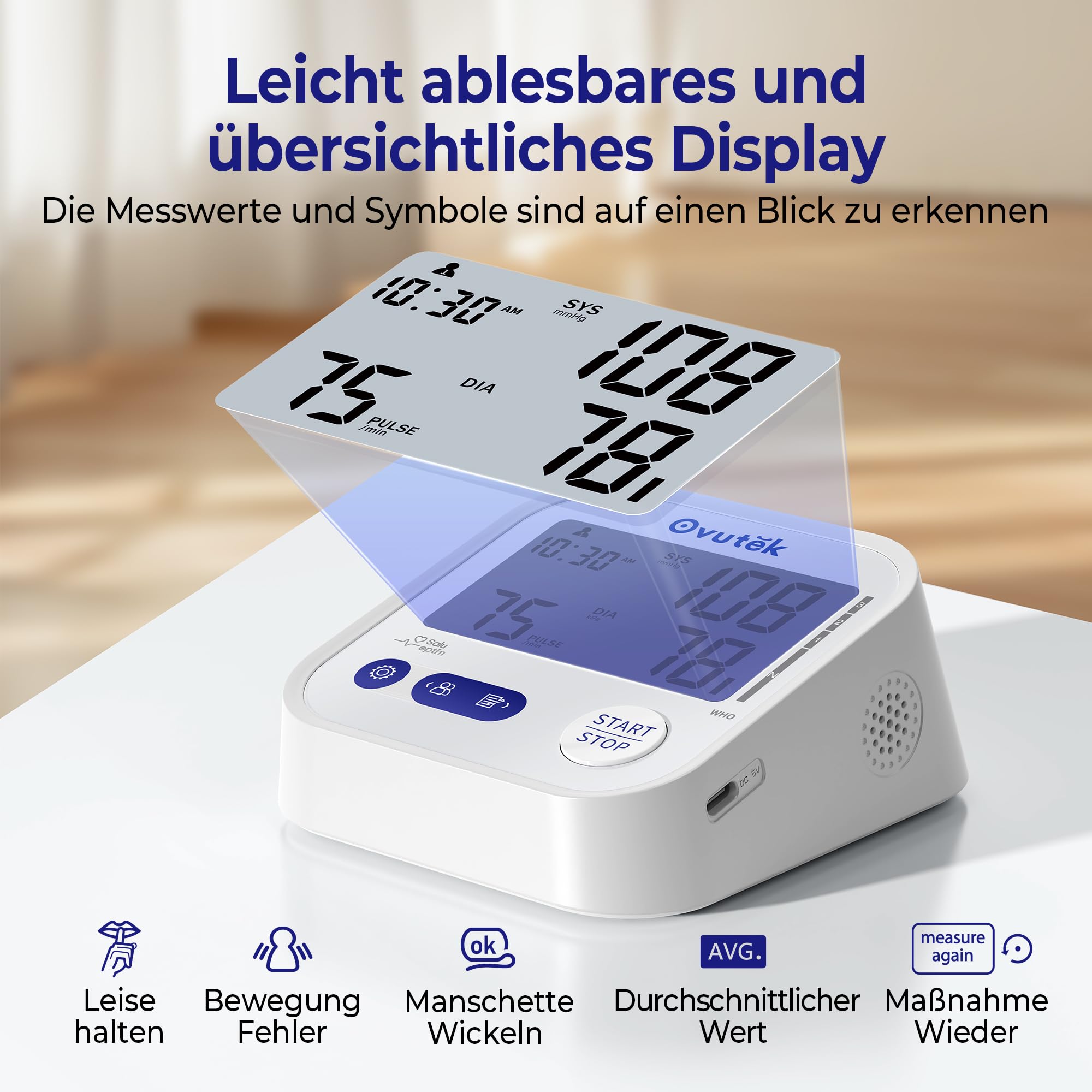 ovutek-bp-monitors-oberarm-blutdruckmessger-t-245-speicher-3-nutzer image 4
