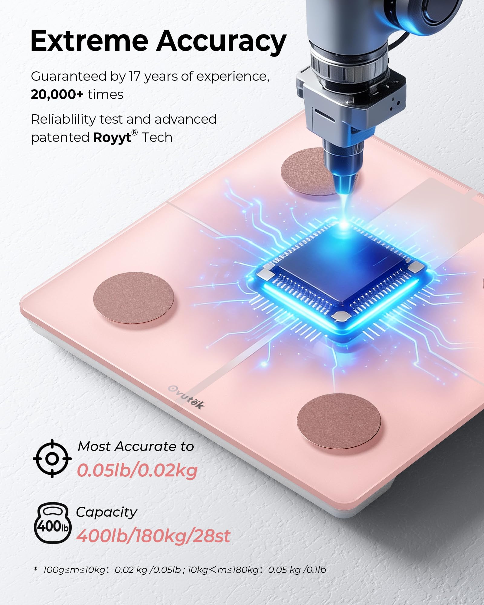 ovutek-scales-k-rperfettwaage-rosa-mit-led-display image 4