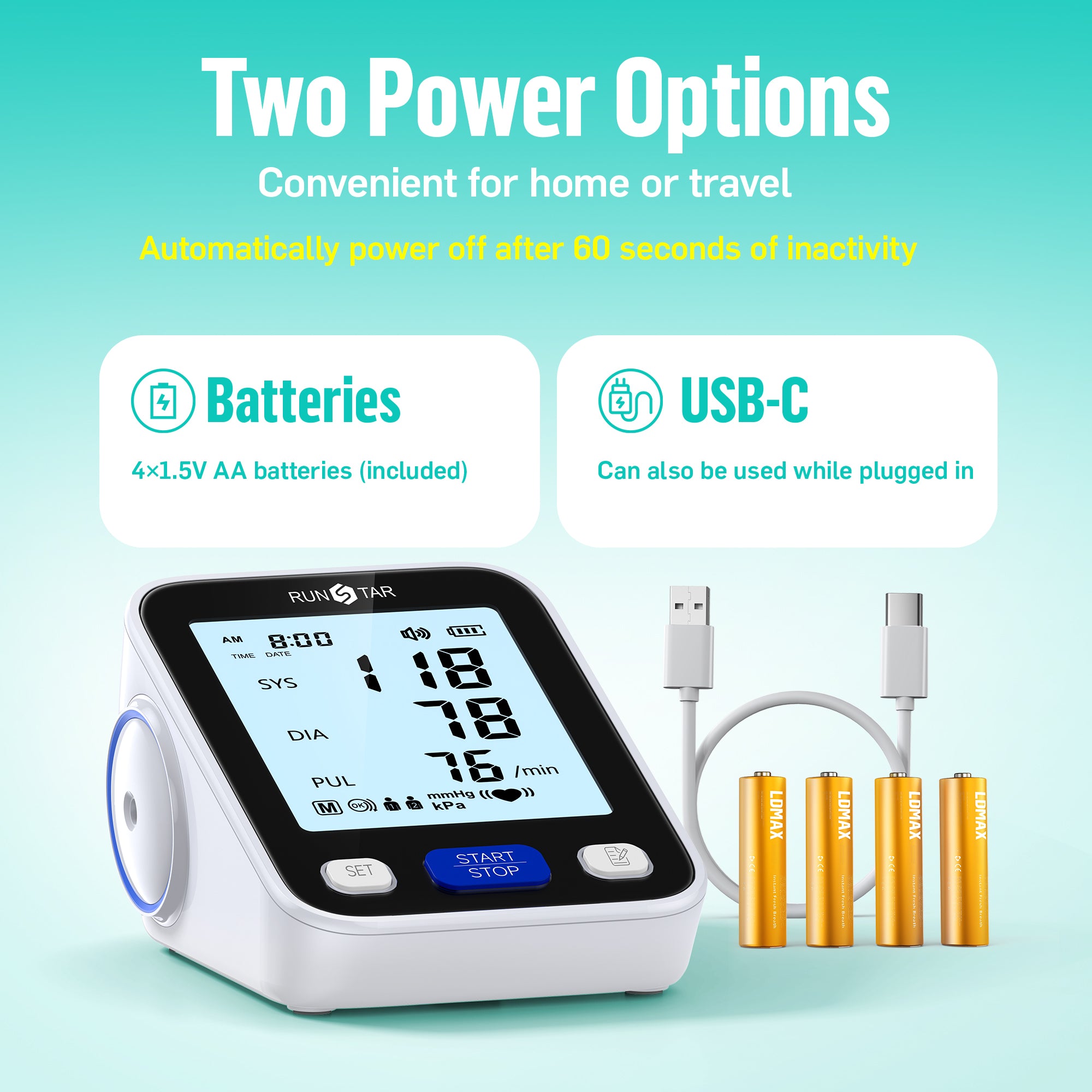 runstar-blood-pressure-monitor-oberarm-blutdruckmessger-t image 6