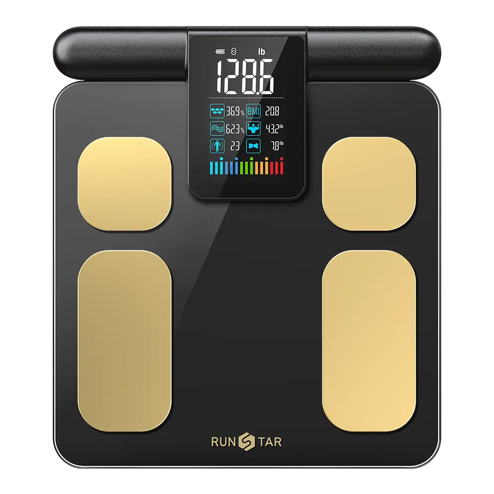 runstar-full-8e-smartscan-k-rperanalysewaage-schwarz-gold image 1